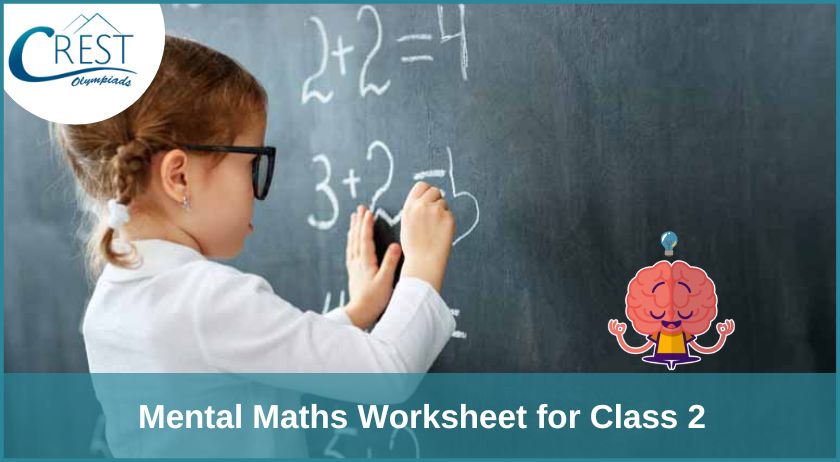 Mental Maths Worksheet for Class 2