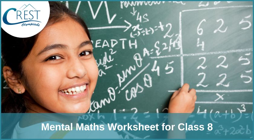 Mental Maths Worksheet for Class 8