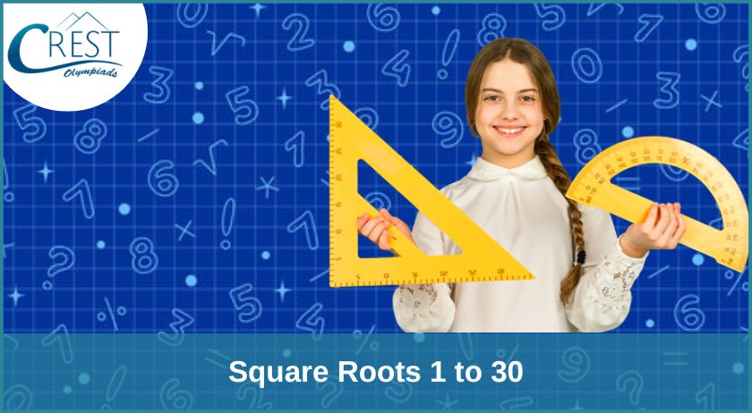 Square Roots 1 to 30 