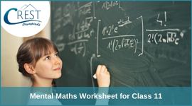 Mental Maths Worksheet for Class 11