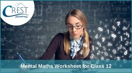 Mental Maths Worksheet for Class 12 image