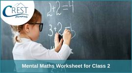 Mental Maths Worksheet for Class 2