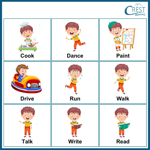 Action Words for Class 1