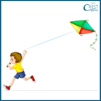 Antonyms Questions - Flying kite
