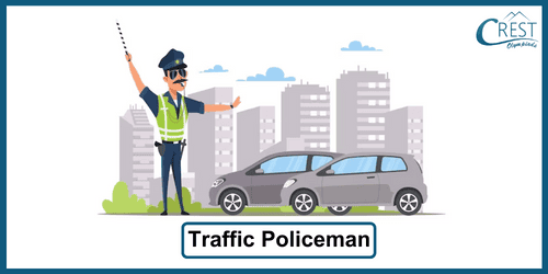 Traffic Policeman - Community Helpers for KG