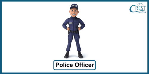 Police Officer - Community Helpers for KG