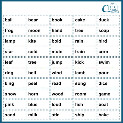 KG 4-Letter Words