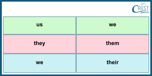 Plural Pronouns Examples