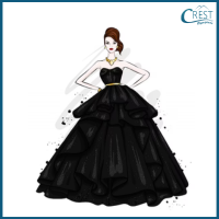 Synonyms Questions - Girl in black dress