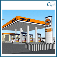 3D picture of petrol pump