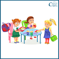 kids eating food