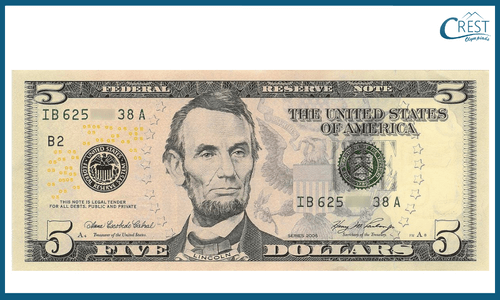 5 dollar note