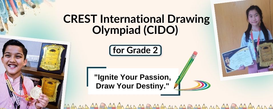 CREST International Drawing Olympiad for class 2