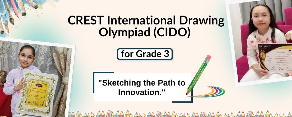 CREST International Drawing Olympiad for class 3