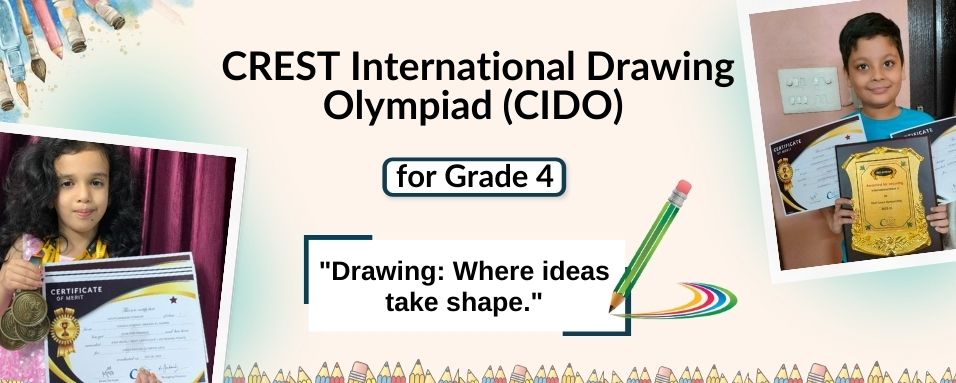 CREST International Drawing Olympiad for class 4