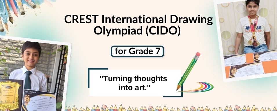 CREST International Drawing Olympiad for class 7
