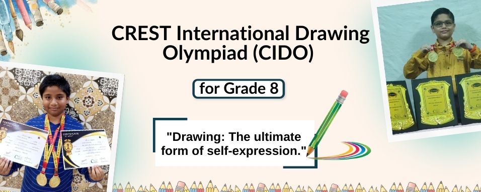CREST International Drawing Olympiad for class 8