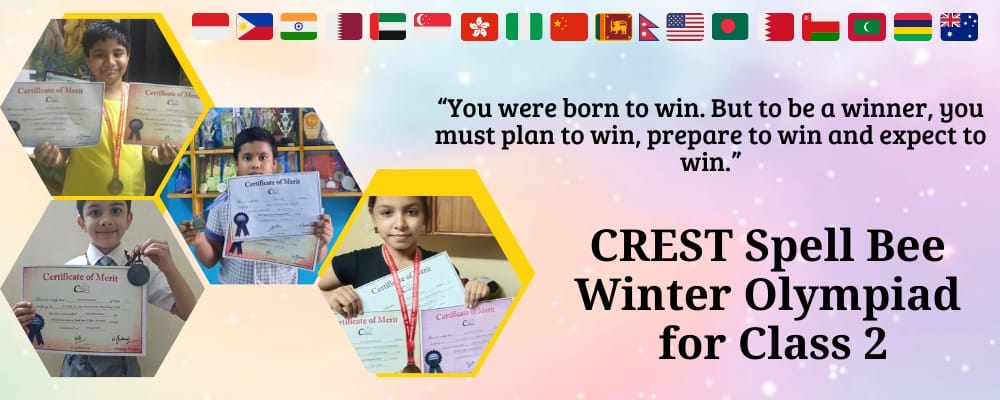 CREST International Spell Bee Winter for class 2