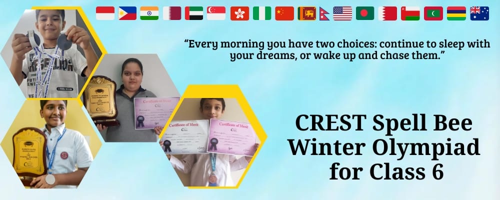 CREST International Spell Bee Winter for class 6