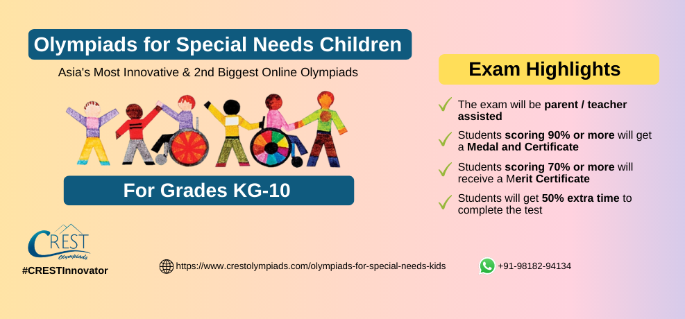Olympiad Exams for Special Needs Students