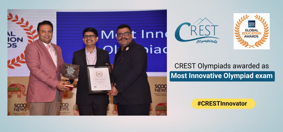 CREST Olympiads is awarded as Most Innovative Olympiad Exam
