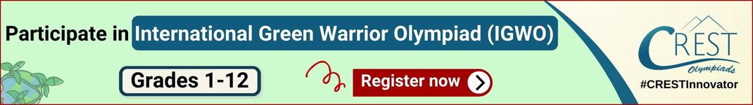 Subscribe for International Green Warrior Olympiad Exam