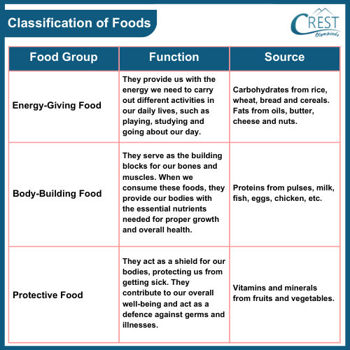 Class 3-Classification of foods