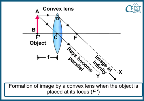 Formation of Images by Convex Lenses: Object at the Focus - CREST Olympiads