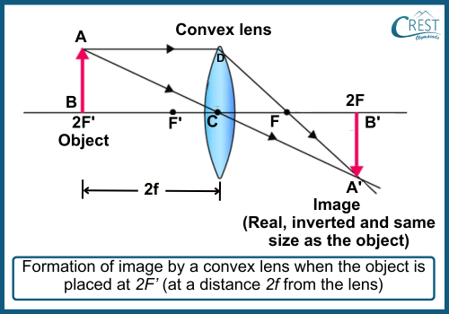 Formation of Images by Convex Lenses: Object at 2F’ (or at 2f) - CREST Olympiads