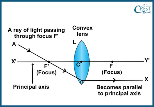 Obtaining Images Formed by Convex Mirrors: Rule 3 - CREST Olympiads