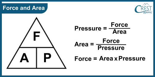 Force, Area and Pressure Formula - Science Grade 8