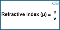 Formula of Refractive Index - Science Grade 8
