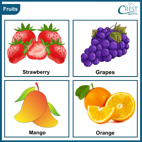 Different types of fruits