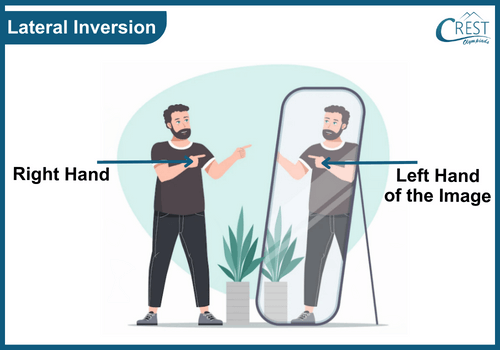 Lateral Inversion - The left and right parts of the image appear changed