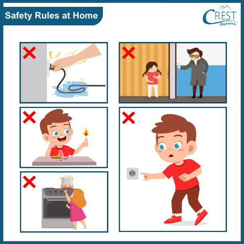 Pictures of Safety Rules at Home