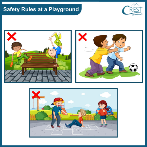 Pictures of Safety Rules at Playground