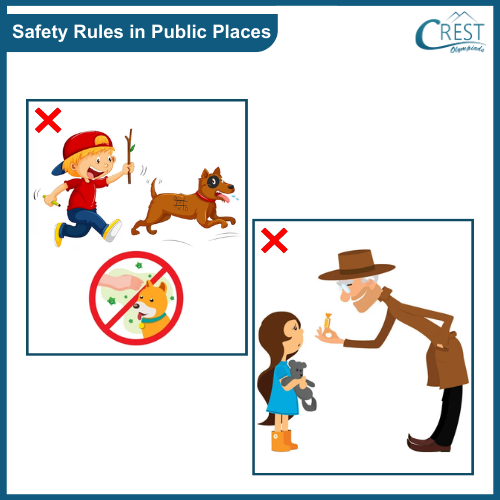Pictures of Safety Rules in Public Places