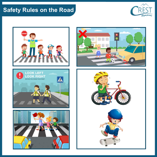 Pictures of Safety Rules on Road