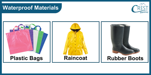Examples of Waterproof materials